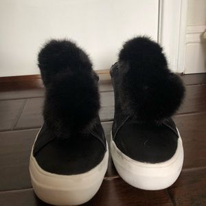 Mossimo Supply Co. Shoes - Black POM POM trendy shoes Mossimo Supply Co. Shoes - Black POM POM trendy shoes
